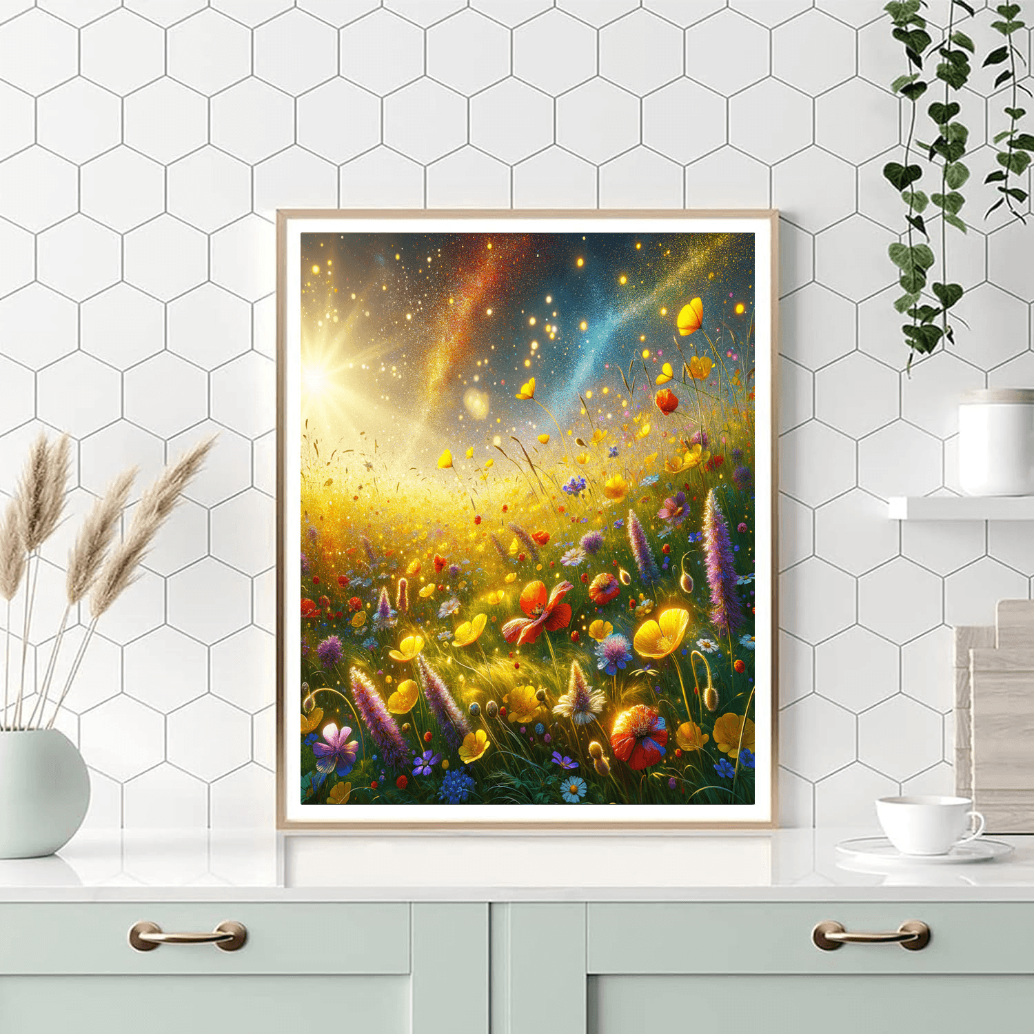 Bright Summer Meadow Paint By Numbers Kits