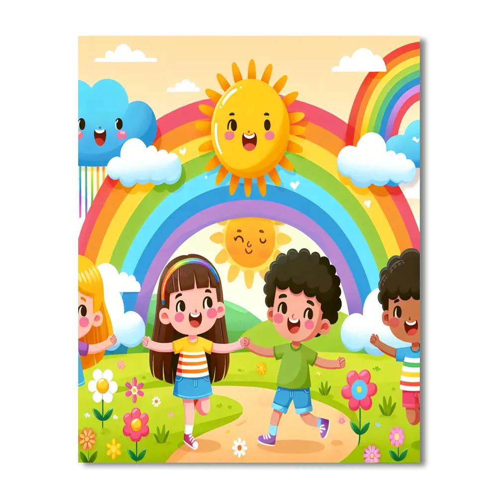 Rainbow Adventure Quest Paint By Numbers Kits