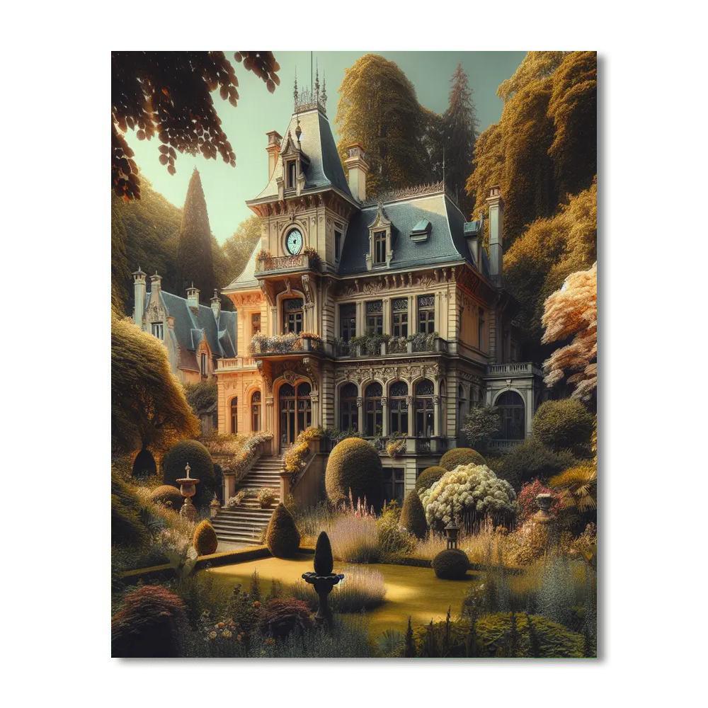 Chateau De Reverie Paint By Numbers Art