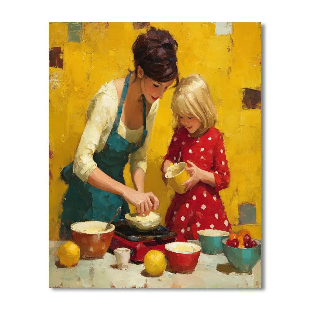 Pancakes And Love Number Painting