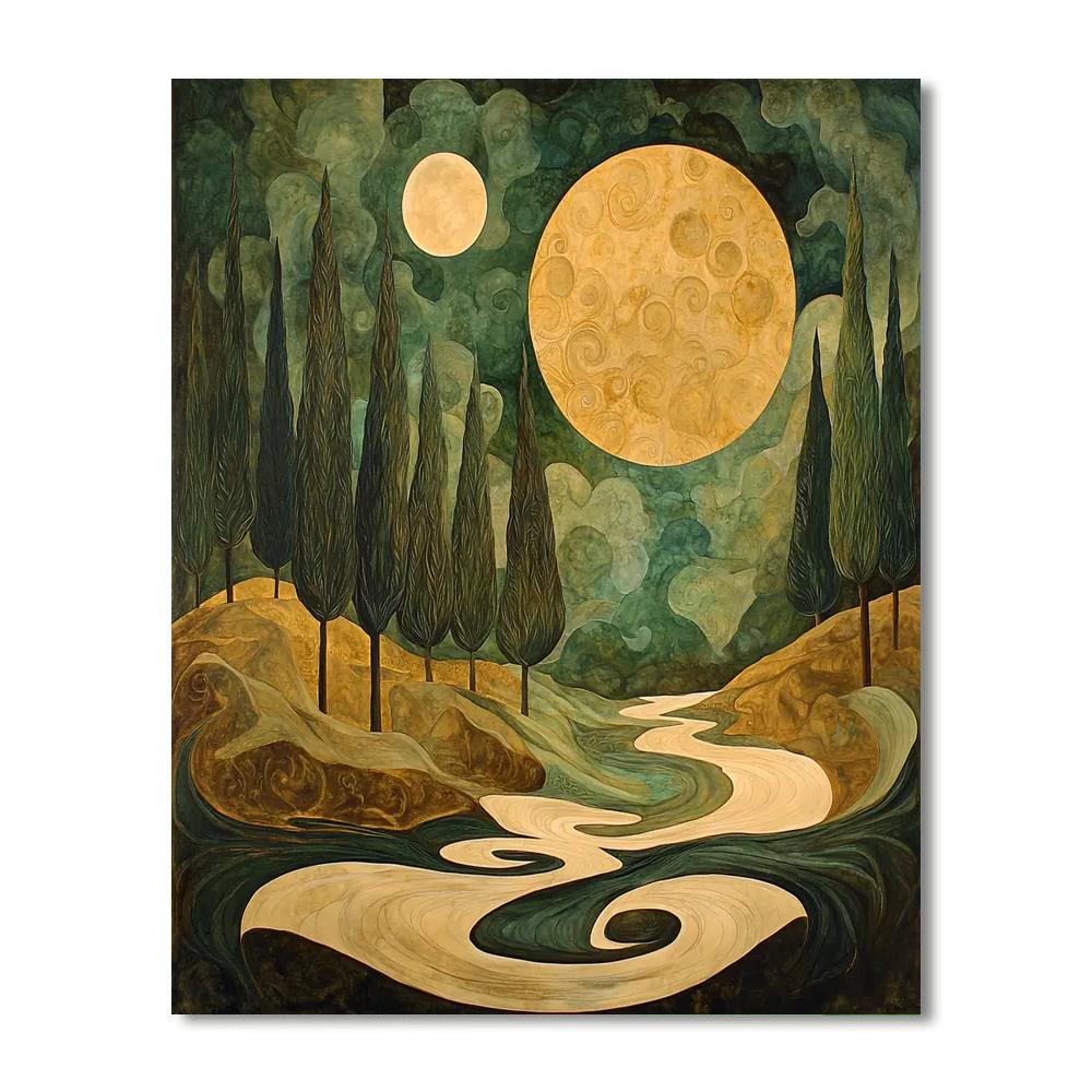 Michelangelo Inspired Mythical Echoes  Paint By Numbers