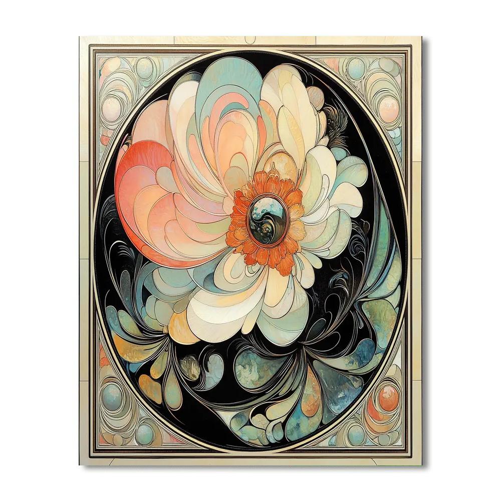 Alphonse Mucha Inspired Artistic Abstractions  Paint By Numbers Kits