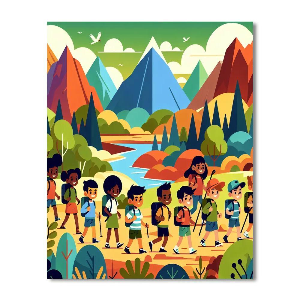 Wilderness Survival Quest Number Painting