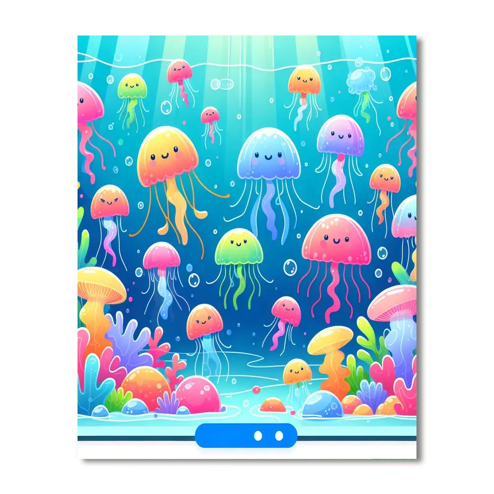 Jolly Jellies Paint By Numbers Art