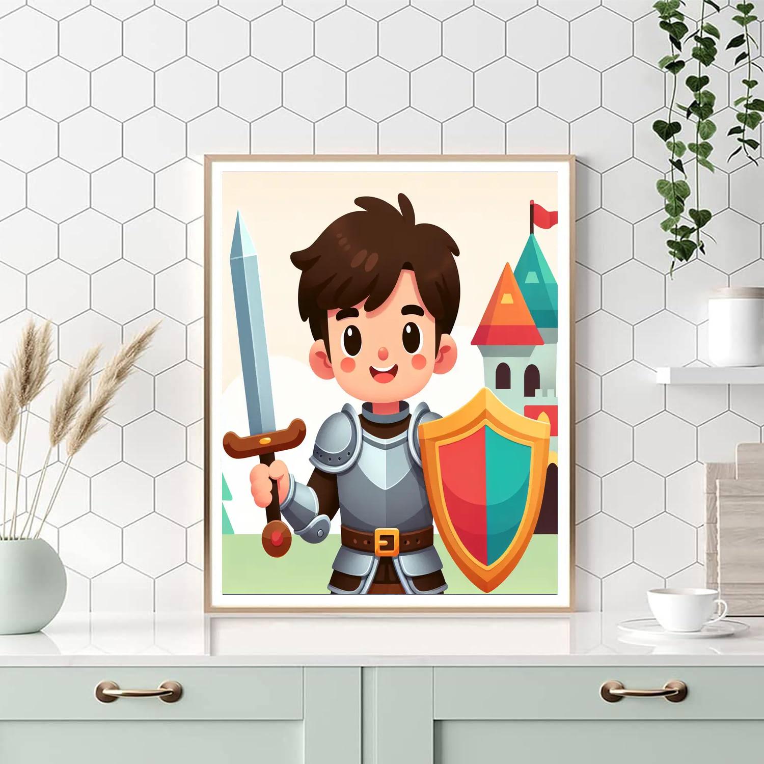 Royal Knights Tournament Numbered Painting Kits