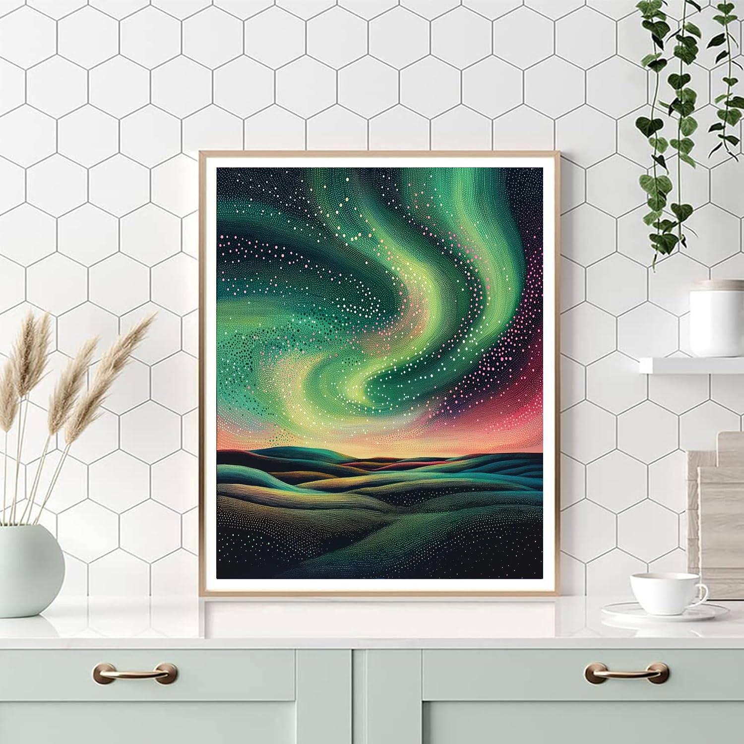 Georges Seurat Inspired Aurora Bliss  Paint By Numbers