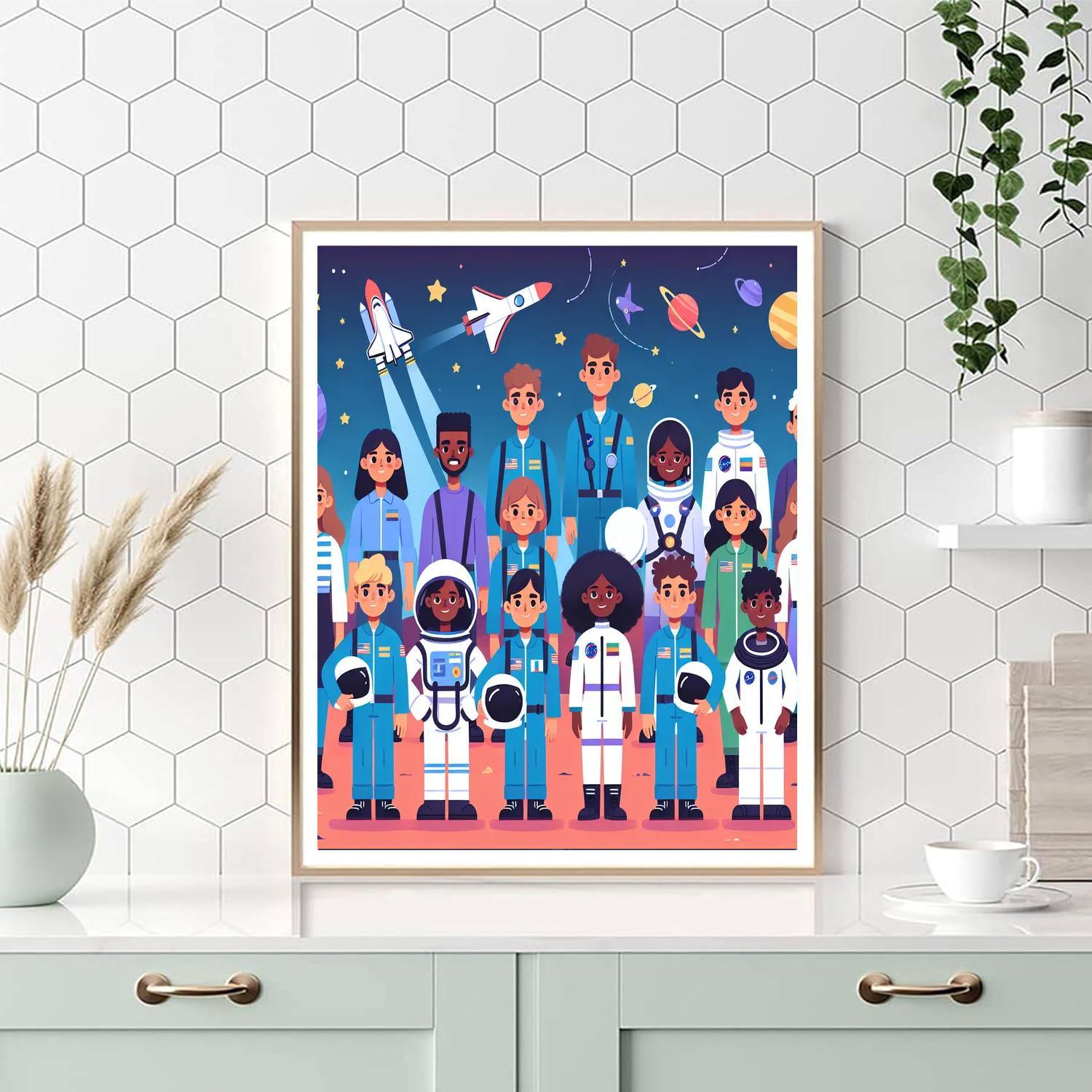 Cosmic Space Camp Numbered Painting Kits