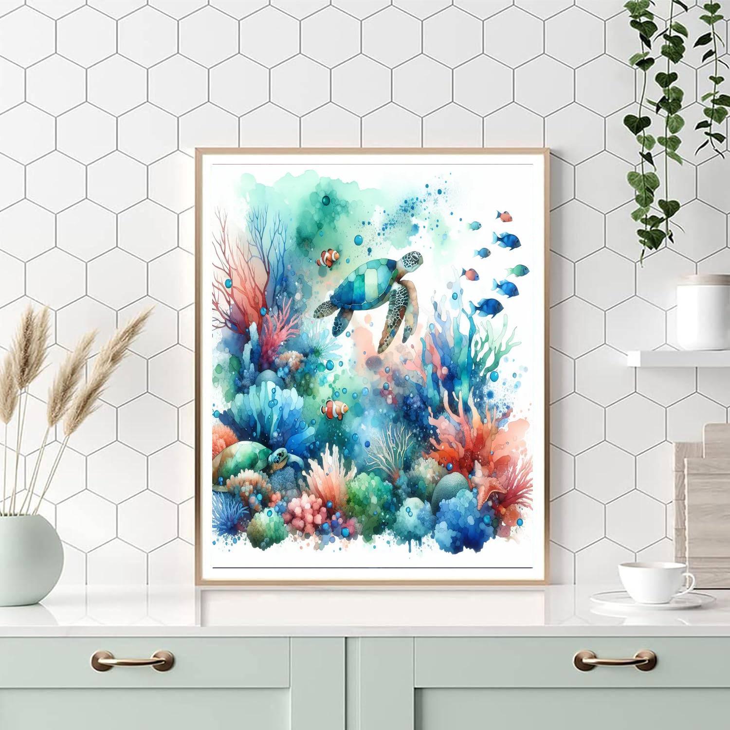 Whimsical Underwater Realm Paint By Number