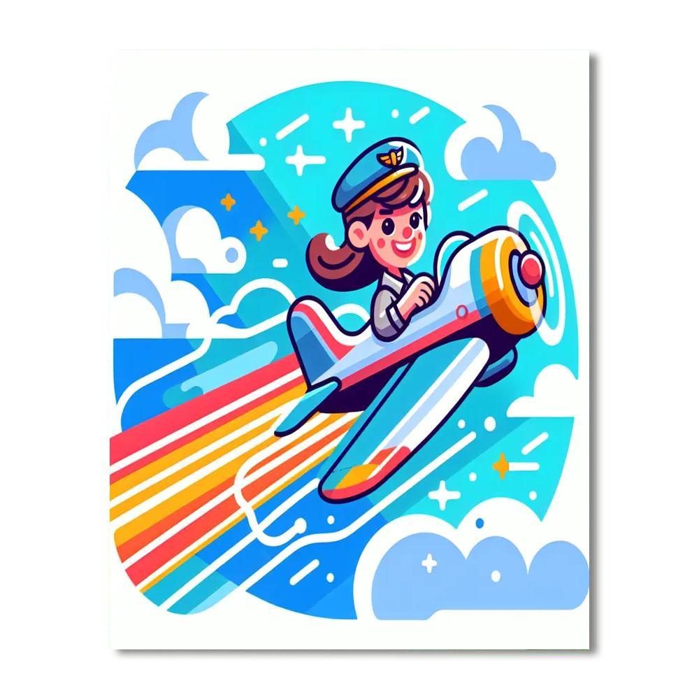 Sky Adventure Tour Painting Number Kit