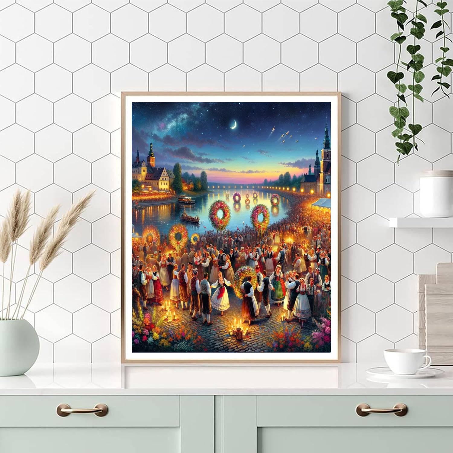 Kraków Wianki Paint By Numbers Art