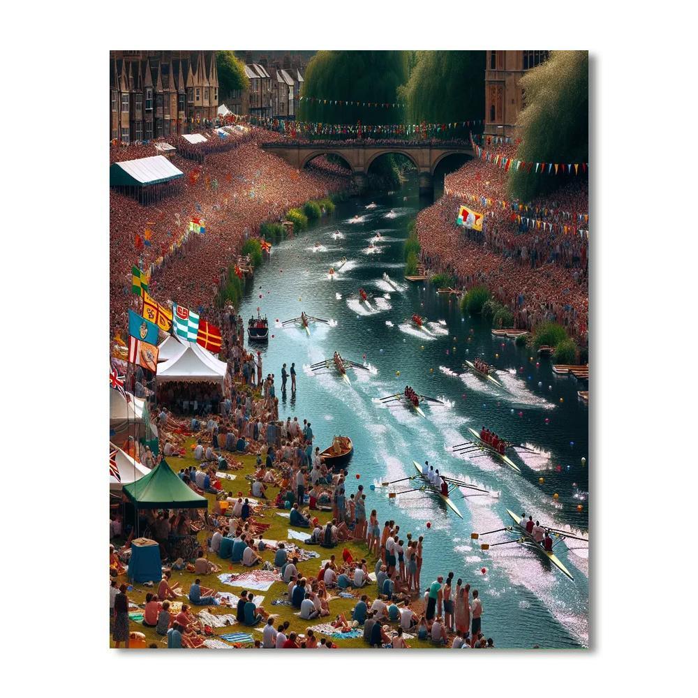 Harvard-yale Regatta Paint By Number