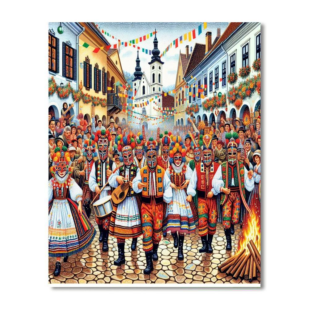 Busó Festival Numbered Painting Kits