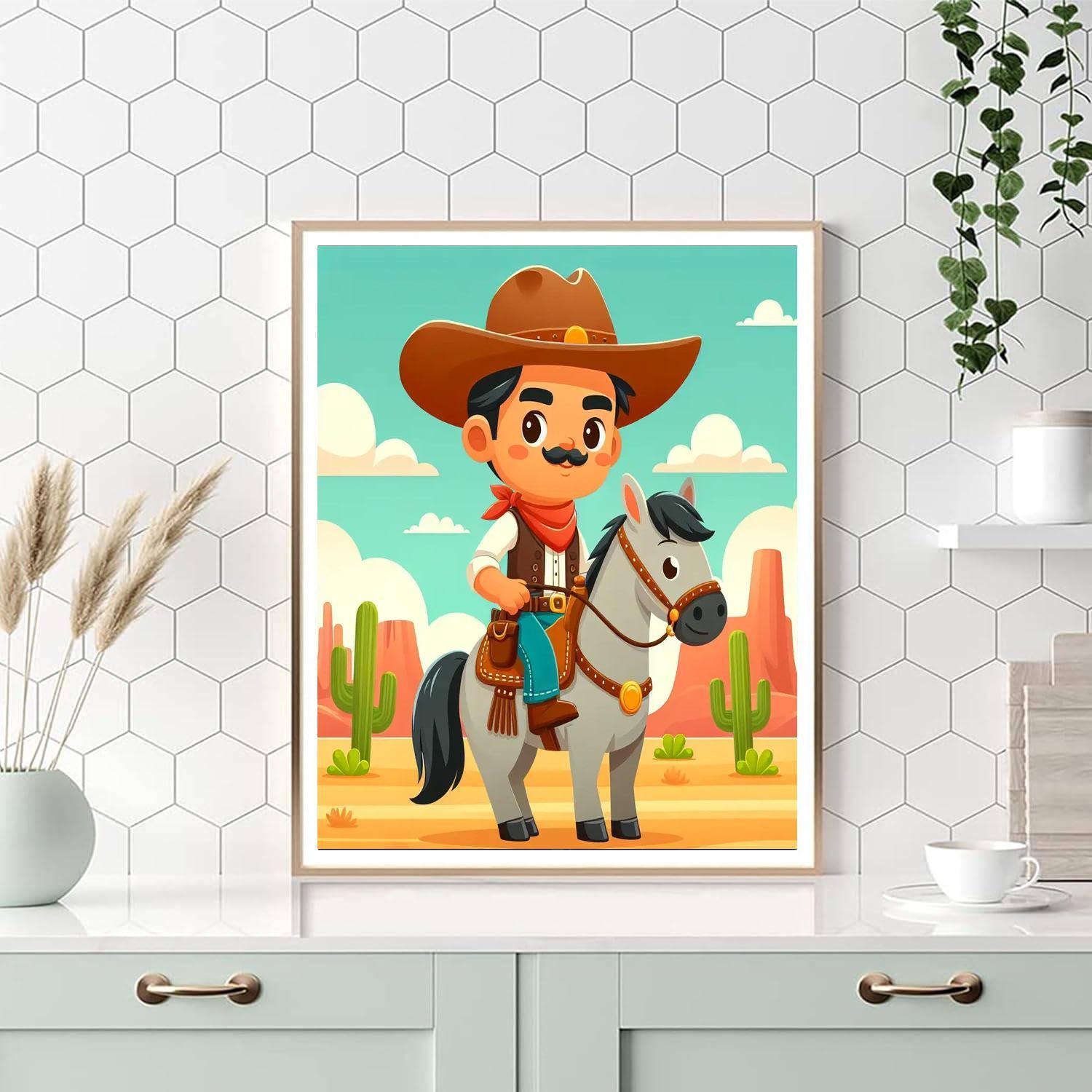 Wild West Journey Paint By Color