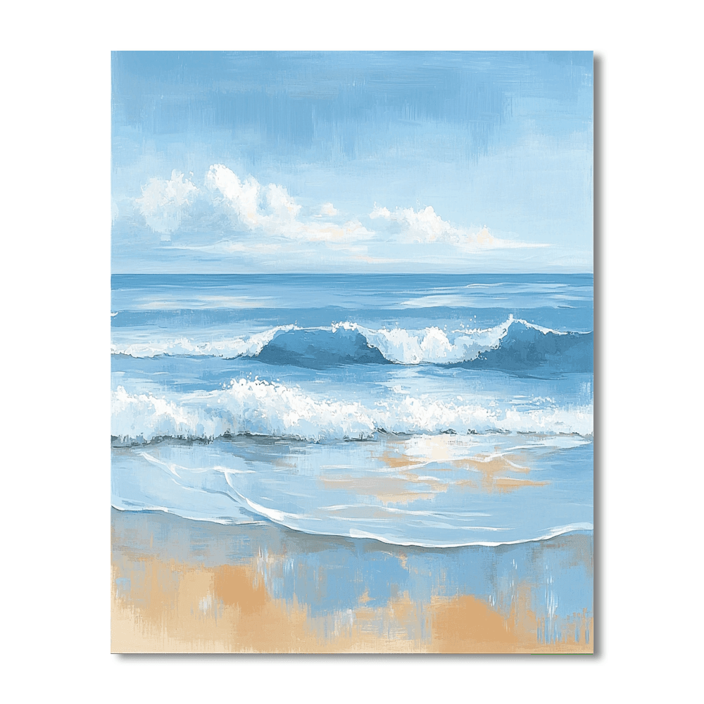 Monet Inspired Ocean Of Tranquility  Painting By Numbers Kit