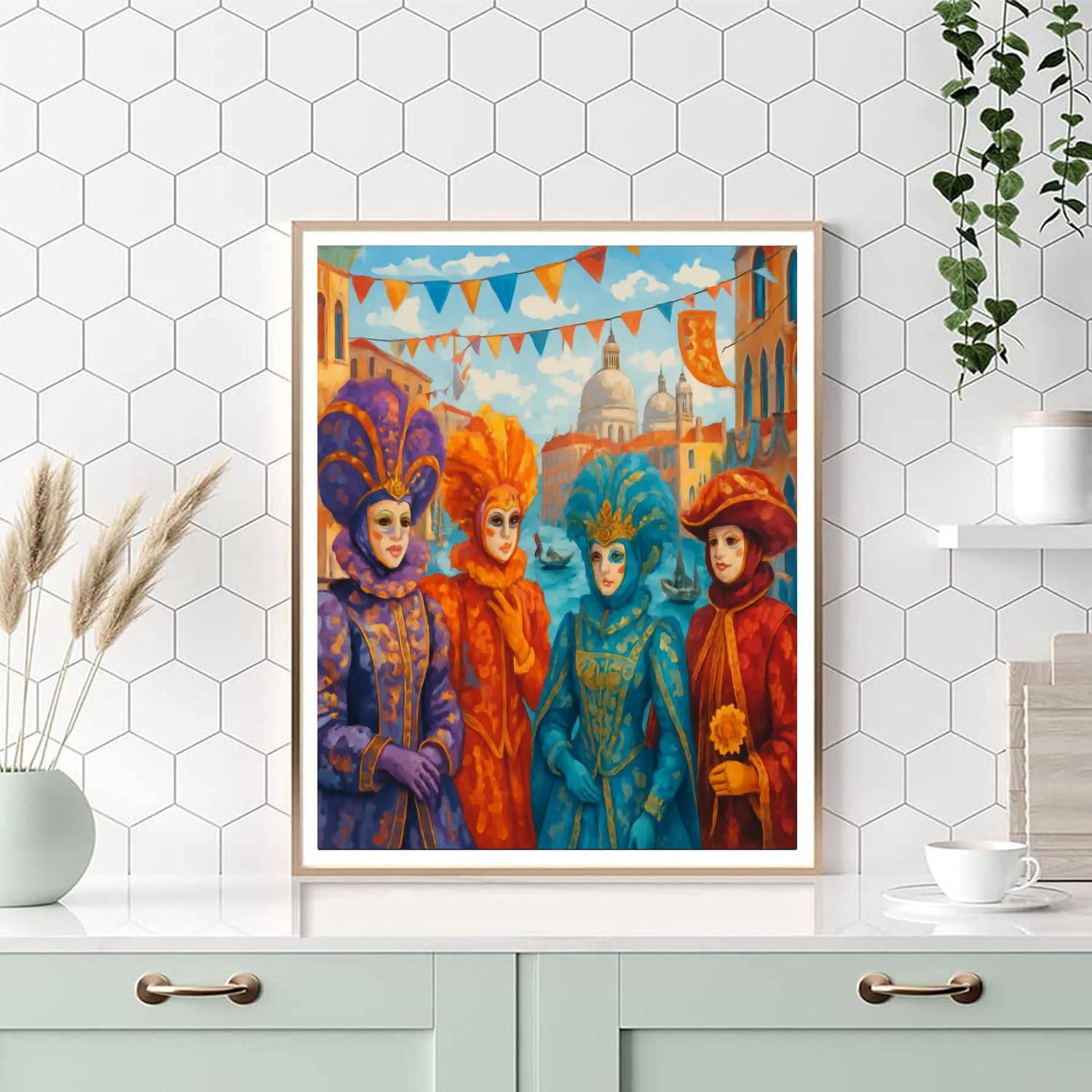 Carnival - Venice, Italy Paint By Numbers Art