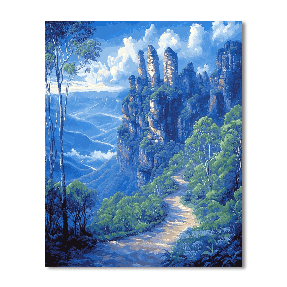 Blue Mountains Painting By Numbers Kit