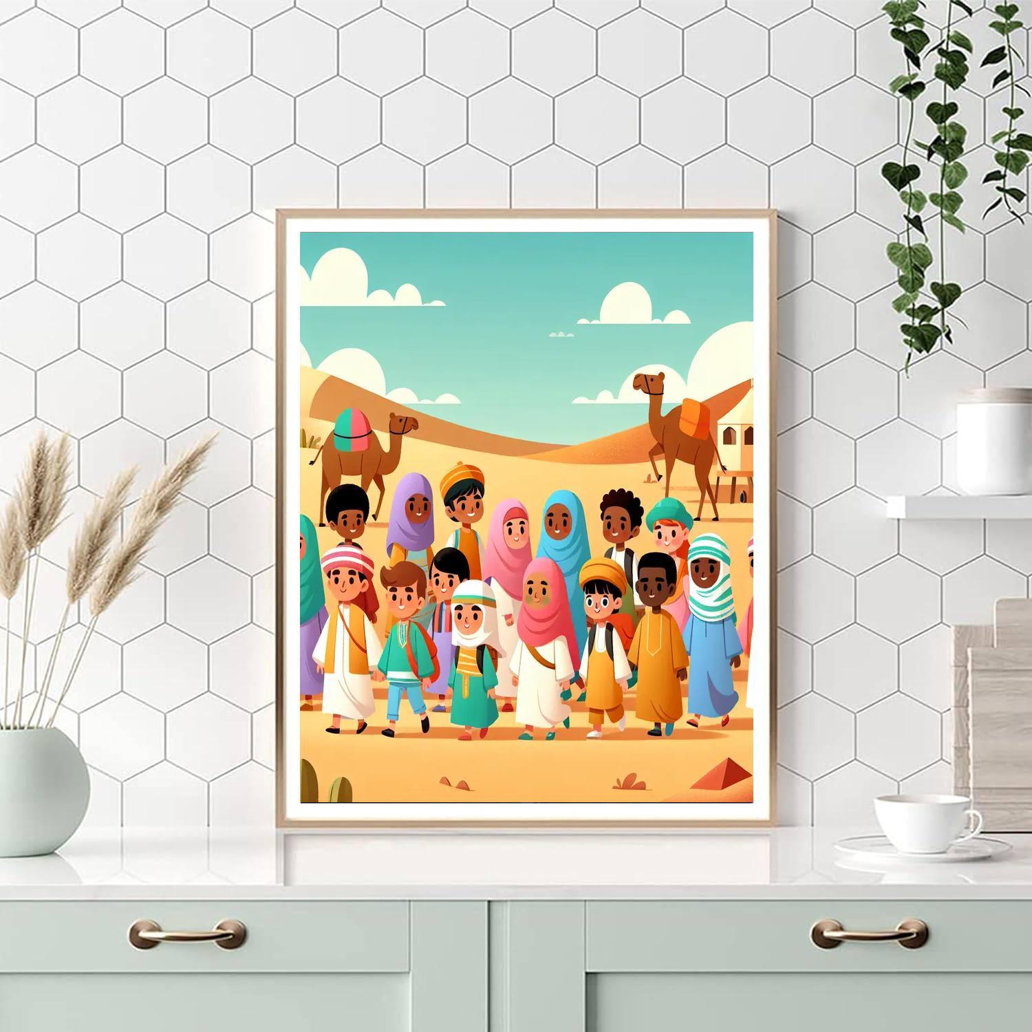 Adventurous Desert Expedition Paint By Color