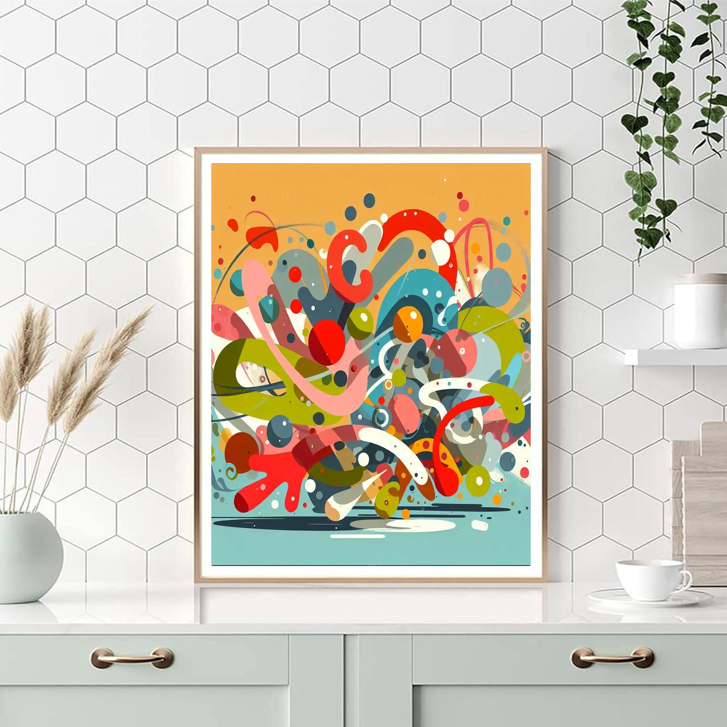 Artistic Abstracts Paint By Numbers Art