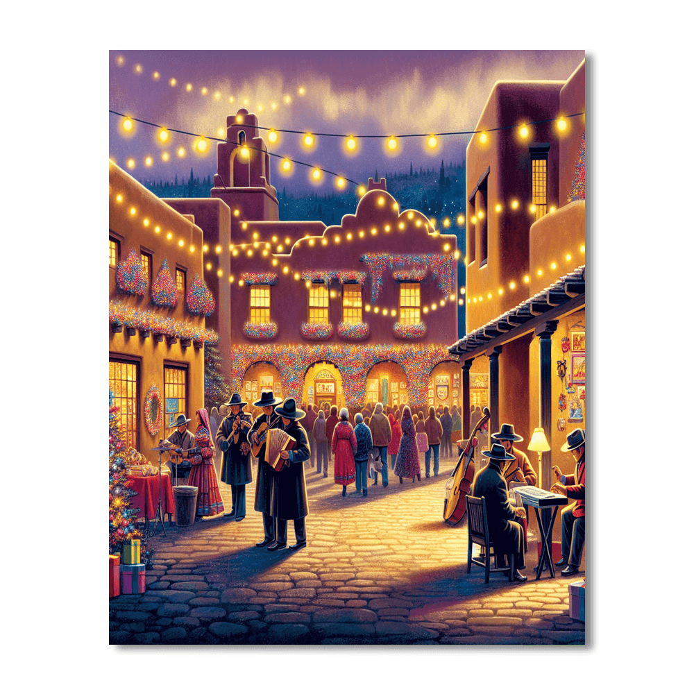 Albuquerque Old Town Holiday Festival - Usa Paint By Numbers Art