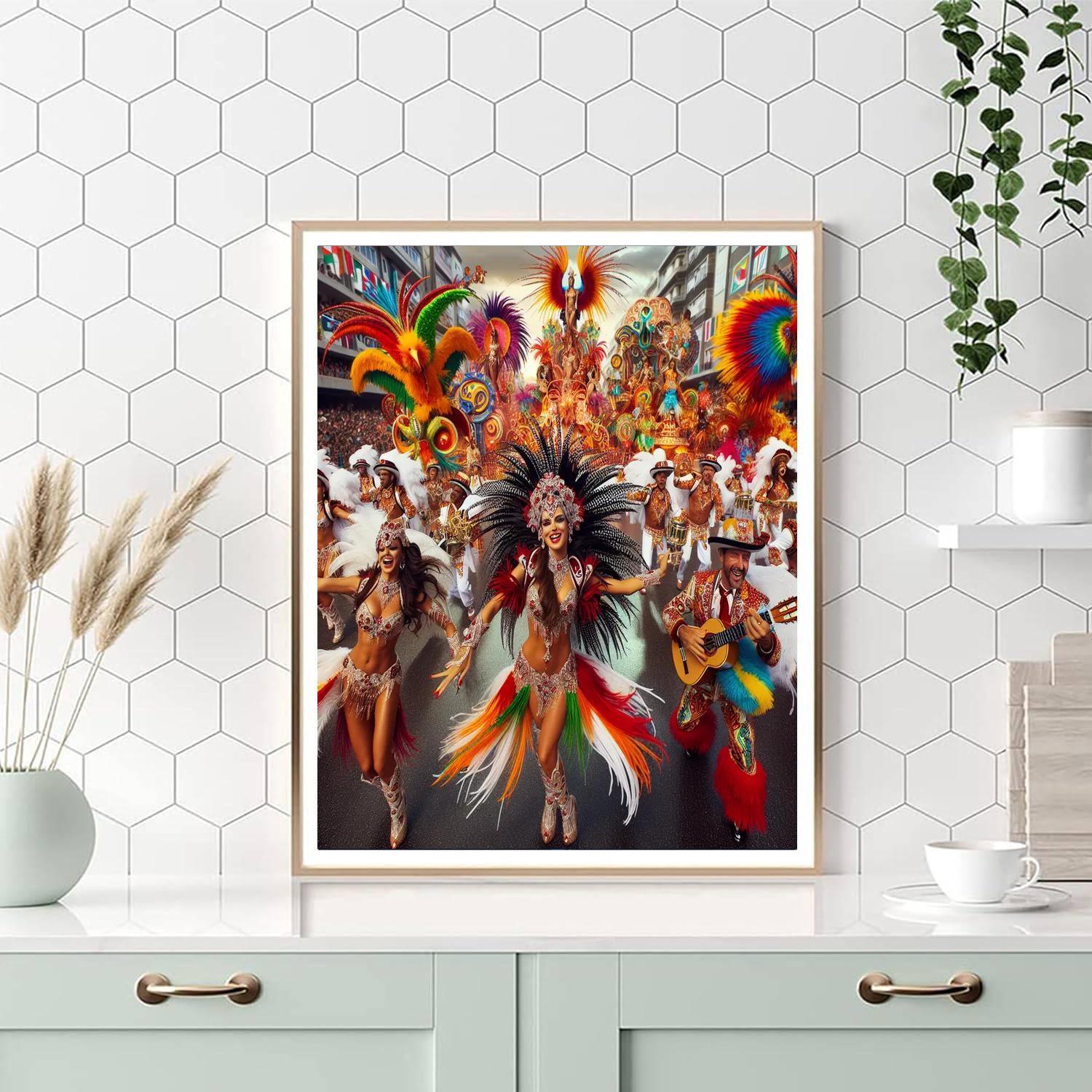 Carnival Of Barranquilla DIY Paint By Numbers