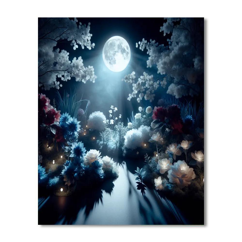 Midnight Garden Mystery Paint By Number