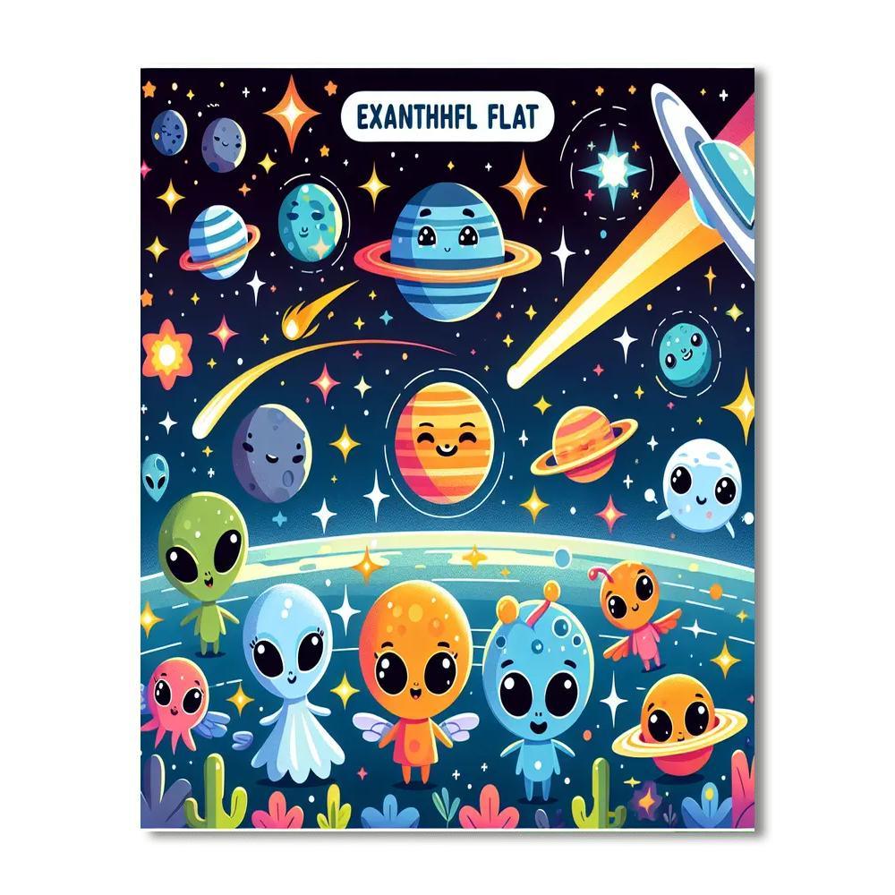Galactic Explorer Journey Paint By Number