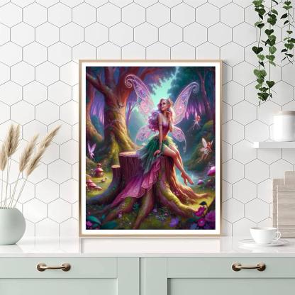 Fairy's Enchanted Realm Number Painting