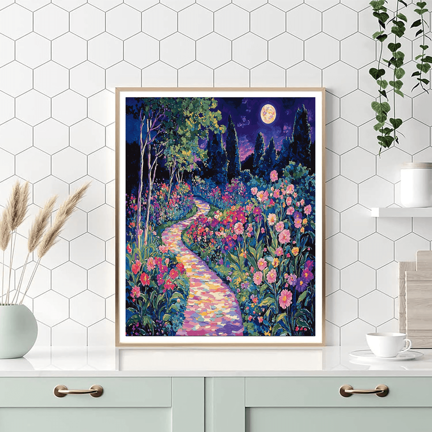 Henri Matisse Inspired Midnight Garden Romance  Paint By Color