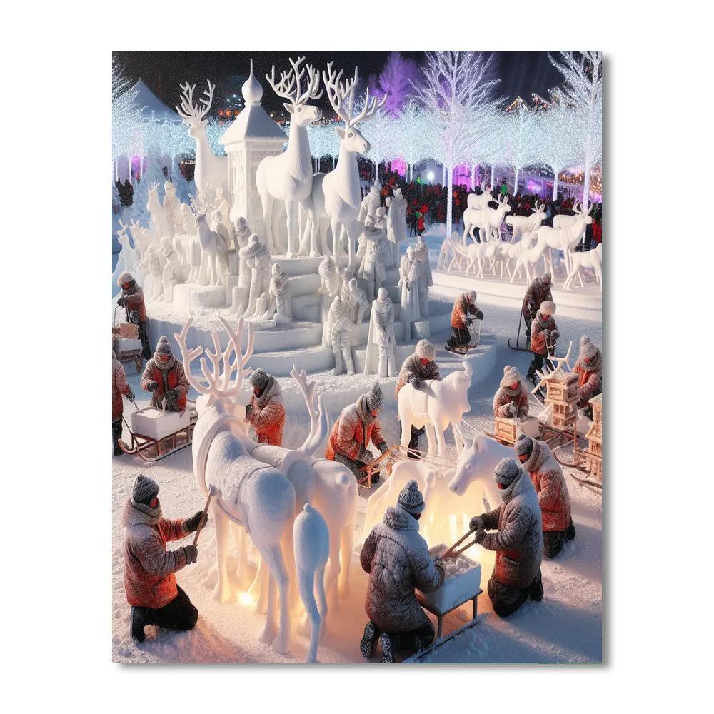 Kiruna Snow Festival - Kiruna, Sweden Paint By Number