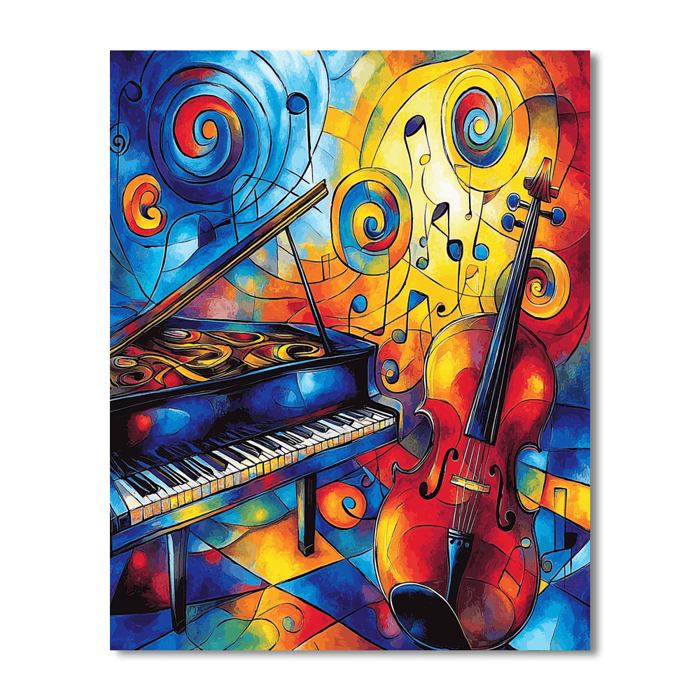 Wassily Kandinsky Inspired Timeless Classical Music  Paint By Number