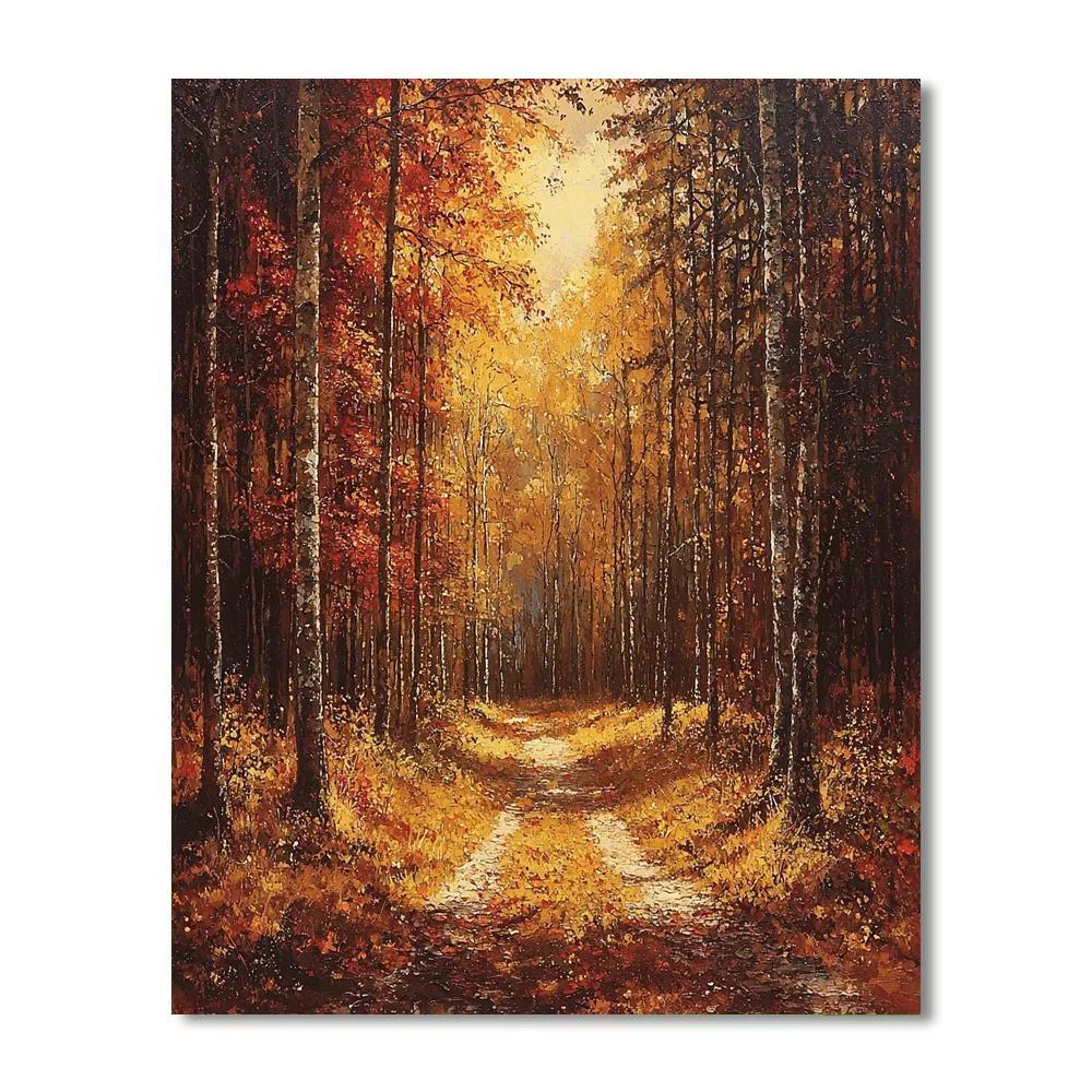 John Constable Inspired Whispering Leaves  Painting By Numbers Kit