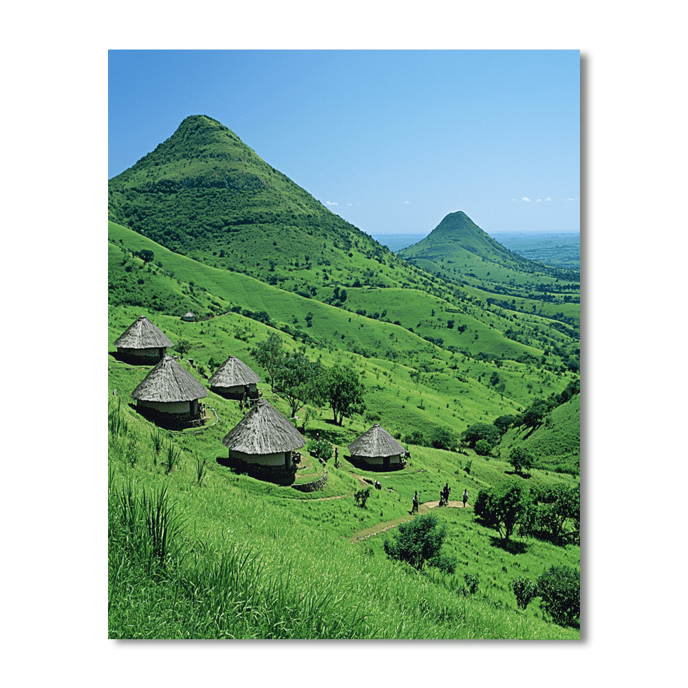 Valley Of A Thousand Hills Numbered Painting Kits