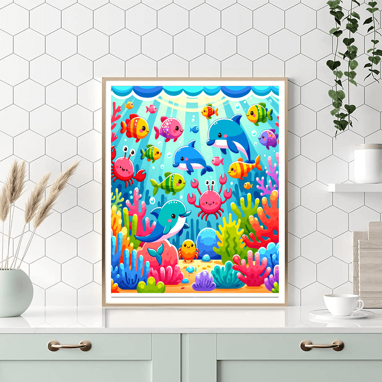 Under the Sea Celebration - DIY Painting By Numbers Kit – Artistry Rack