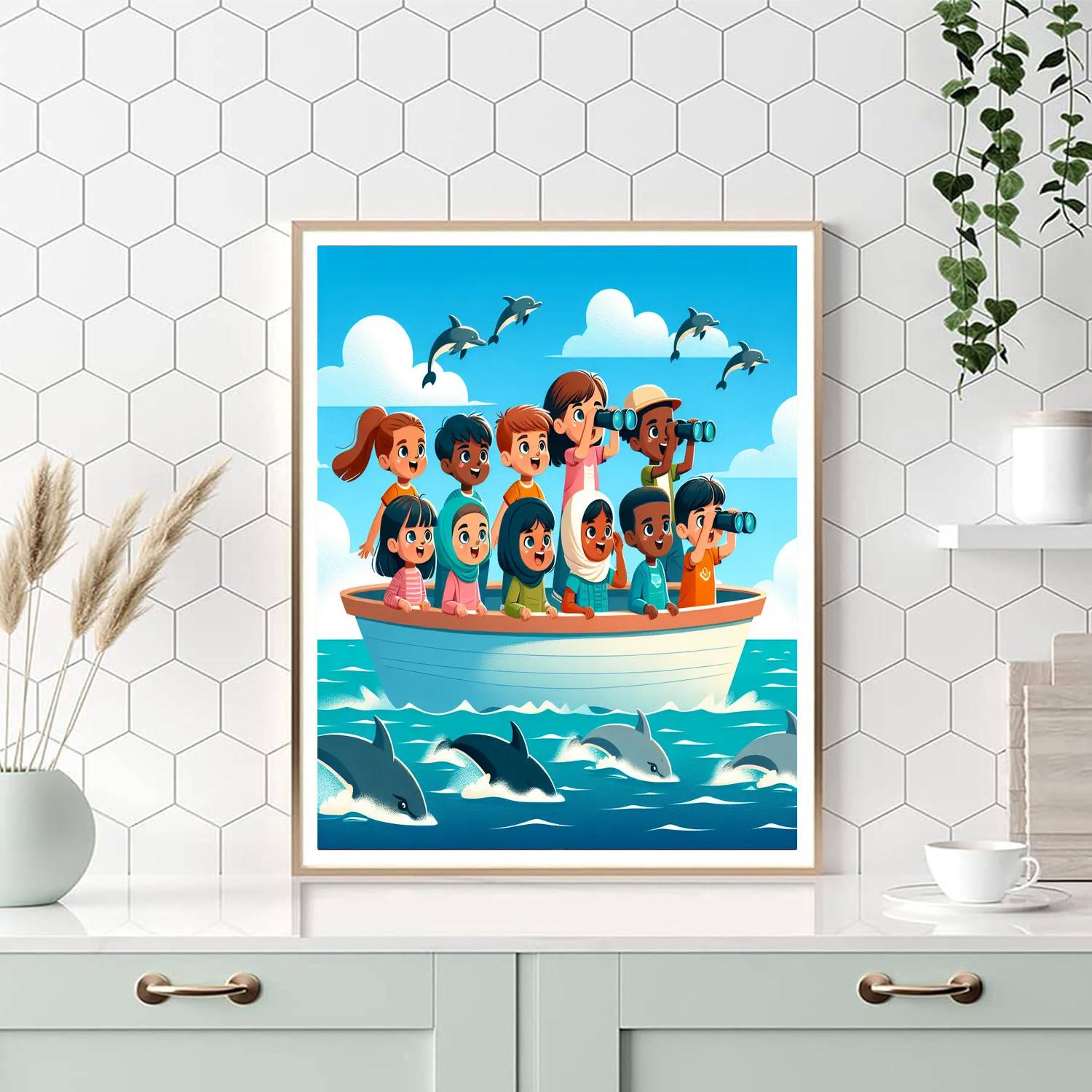 Oceanic Discovery Quest Painting Number Kit