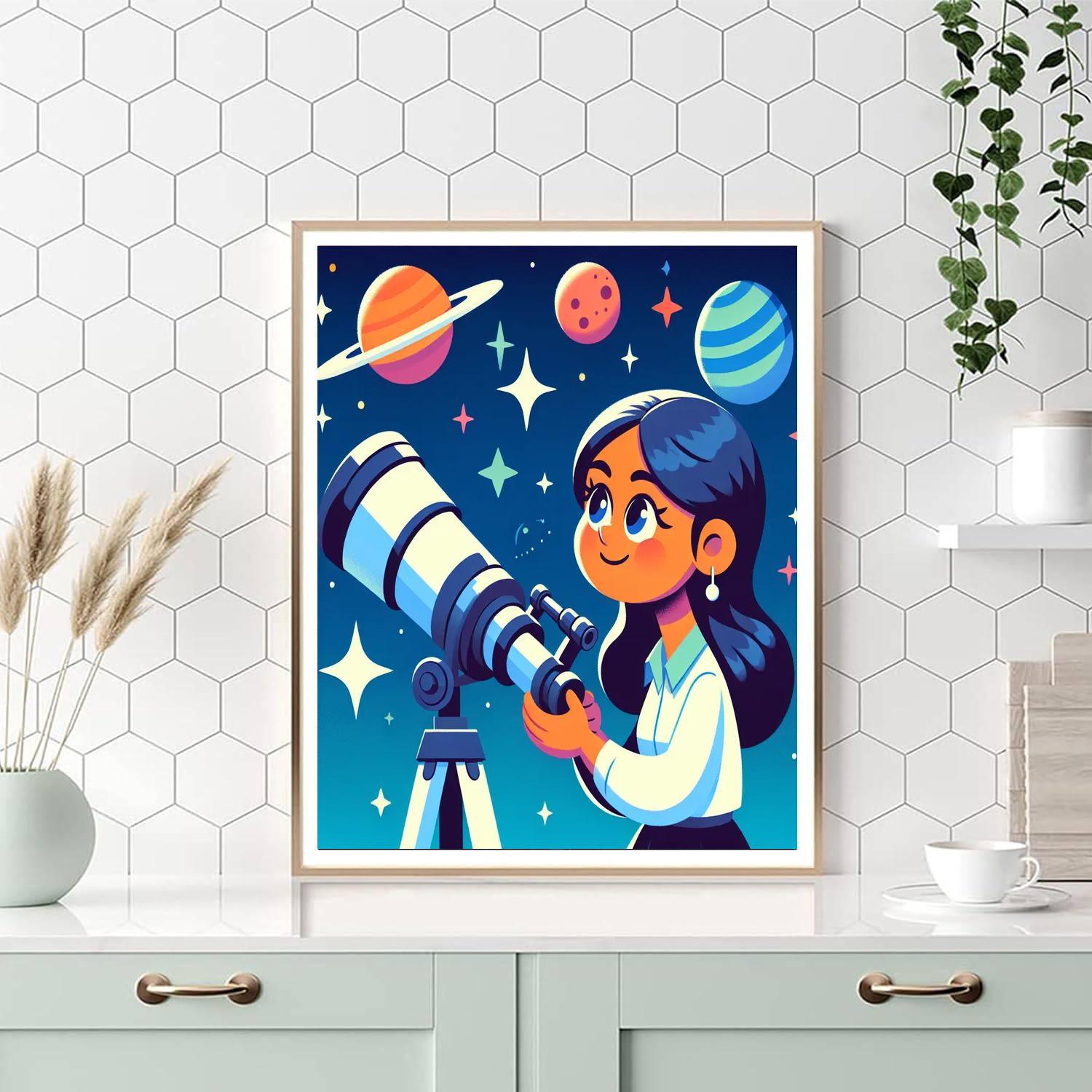 Cosmic Discovery DIY Paint By Numbers