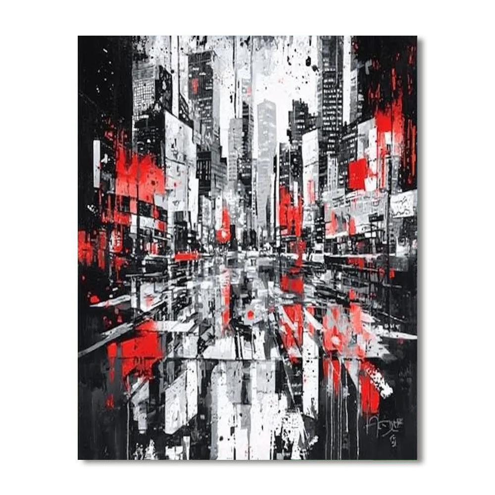 Banksy Inspired City Of Mirrors  Paint By Numbers Kits