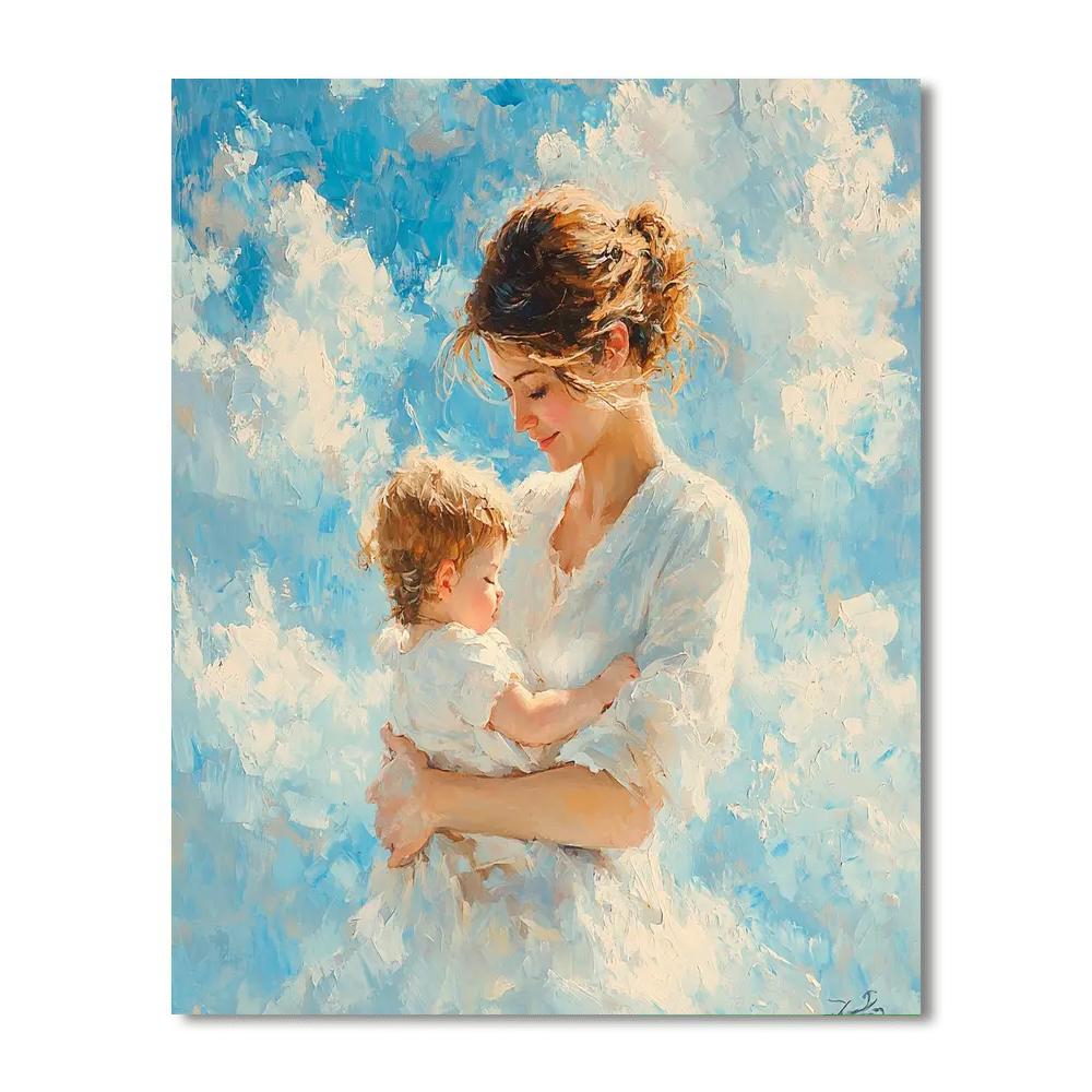 Cuddle In The Clouds Numbered Painting Kits