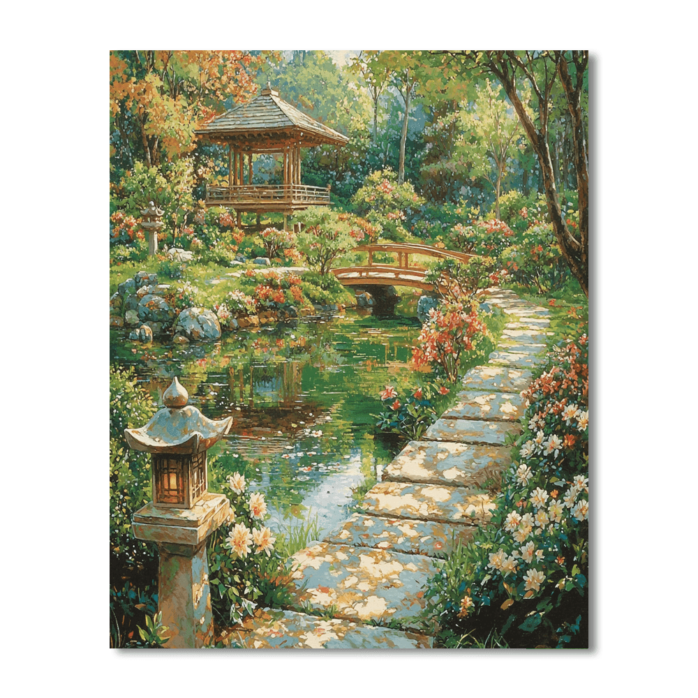 Meiji Jingu Gyoen DIY Paint By Numbers