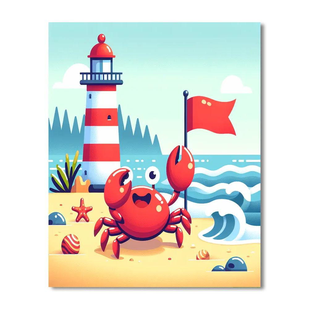 Seaside Escape Adventure Paint By Numbers Art