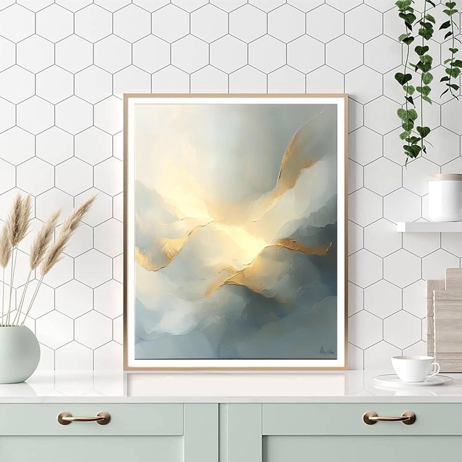 Michelangelo Inspired Luminous Essence  Paint By Numbers