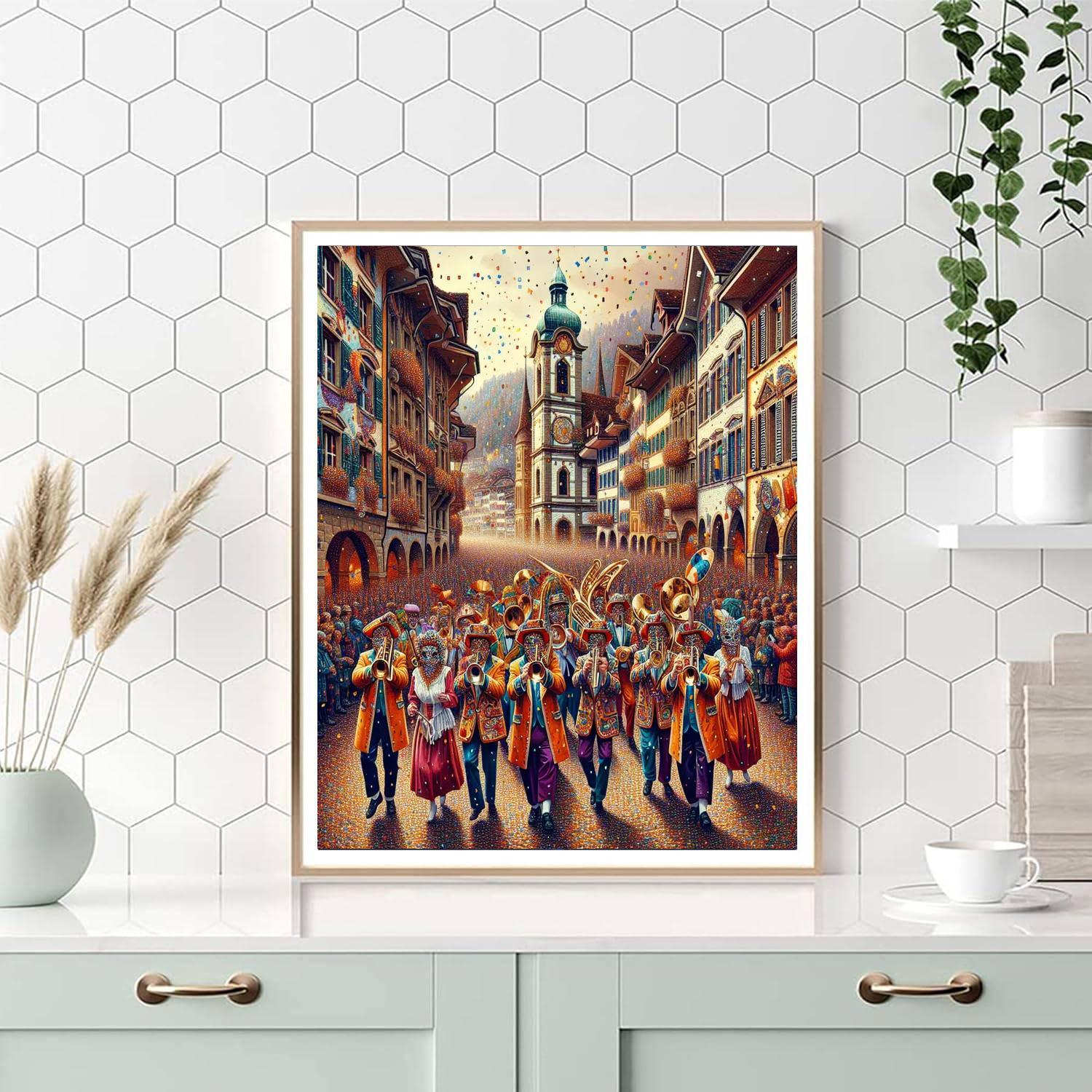 Fasnacht - Lucerne Paint By Numbers Art