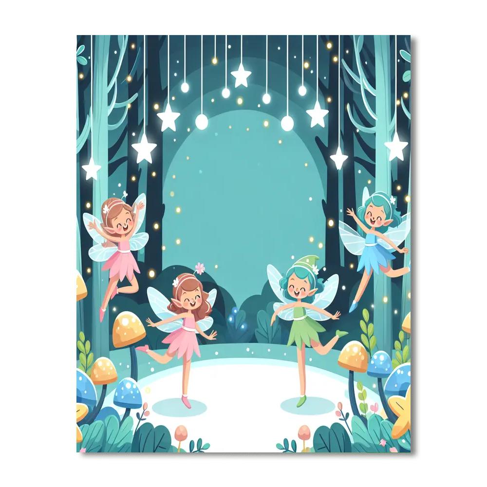 Fairy Forest Festival Number Painting
