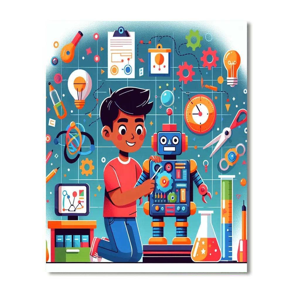 Robotics Innovator Lab Paint By Number