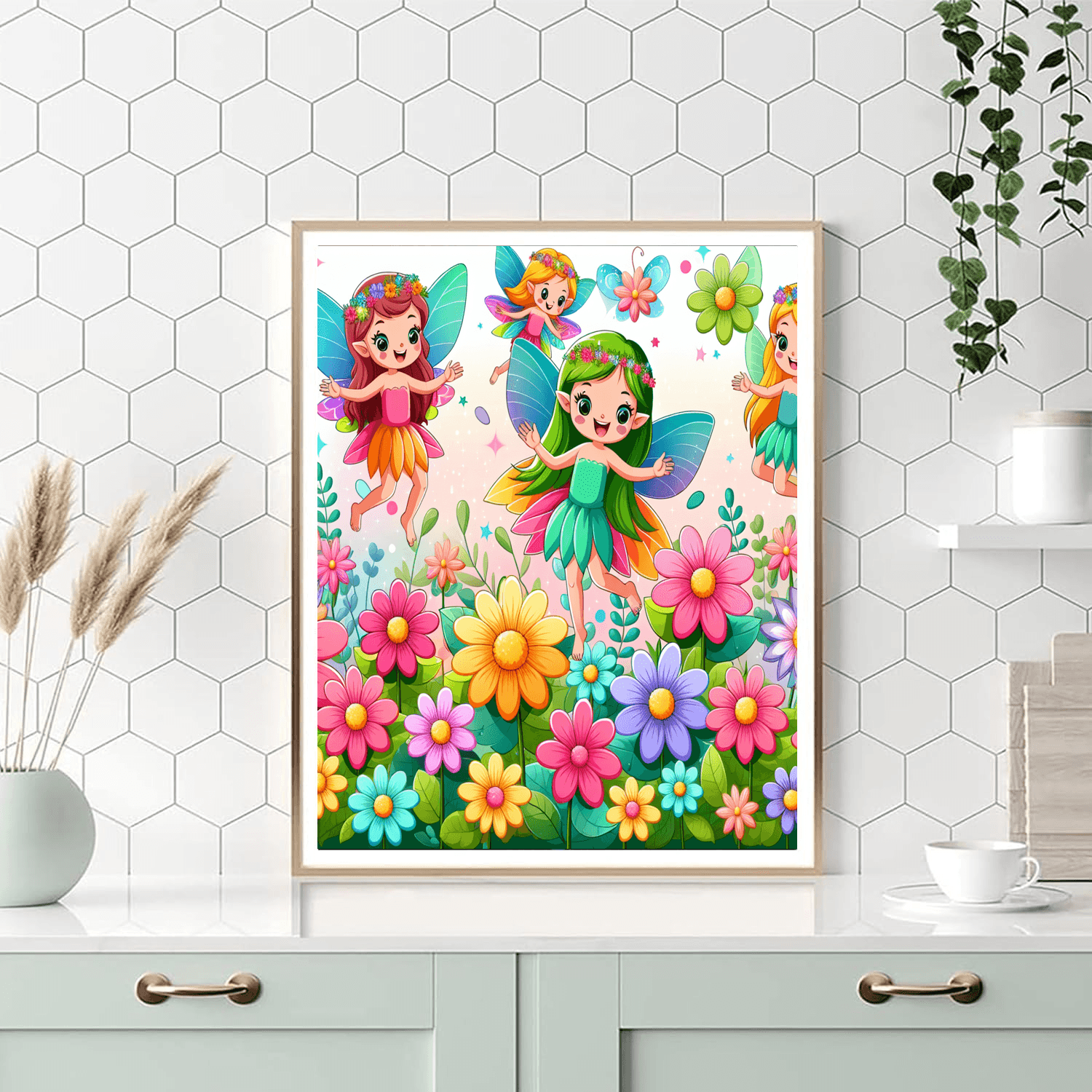 Fairy Garden Delights Painting Number Kit