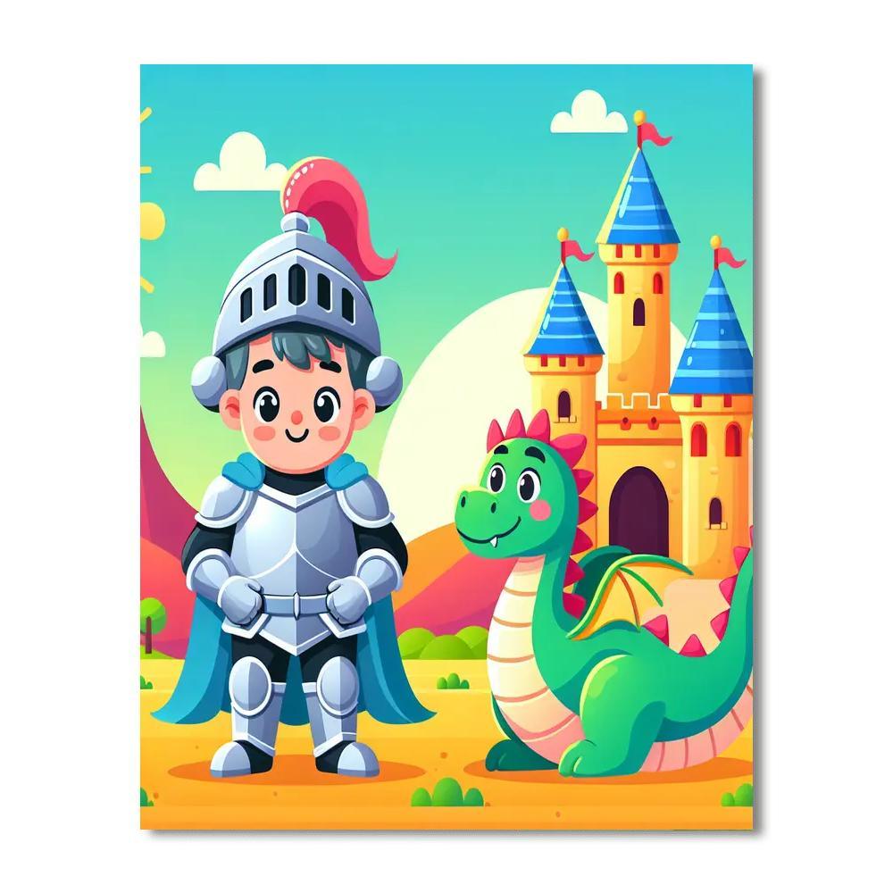 Royal Knights Numbered Painting Kits