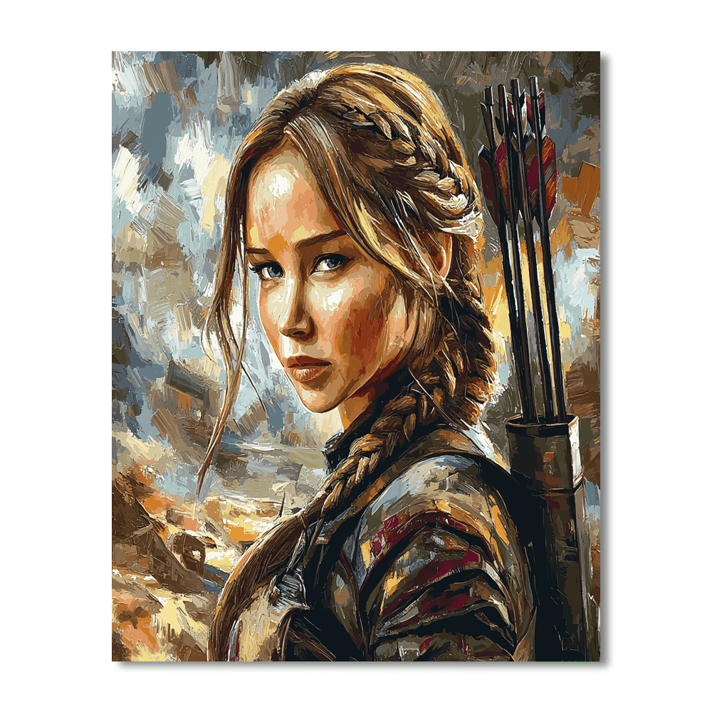 Jennifer Lawrence: Rising Star In The Hunger Games Paint By Number