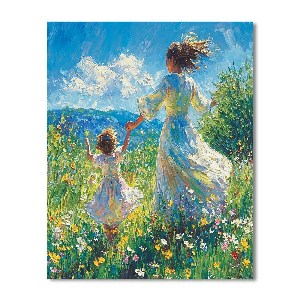 Frolicking In The Fields Painting Number Kit