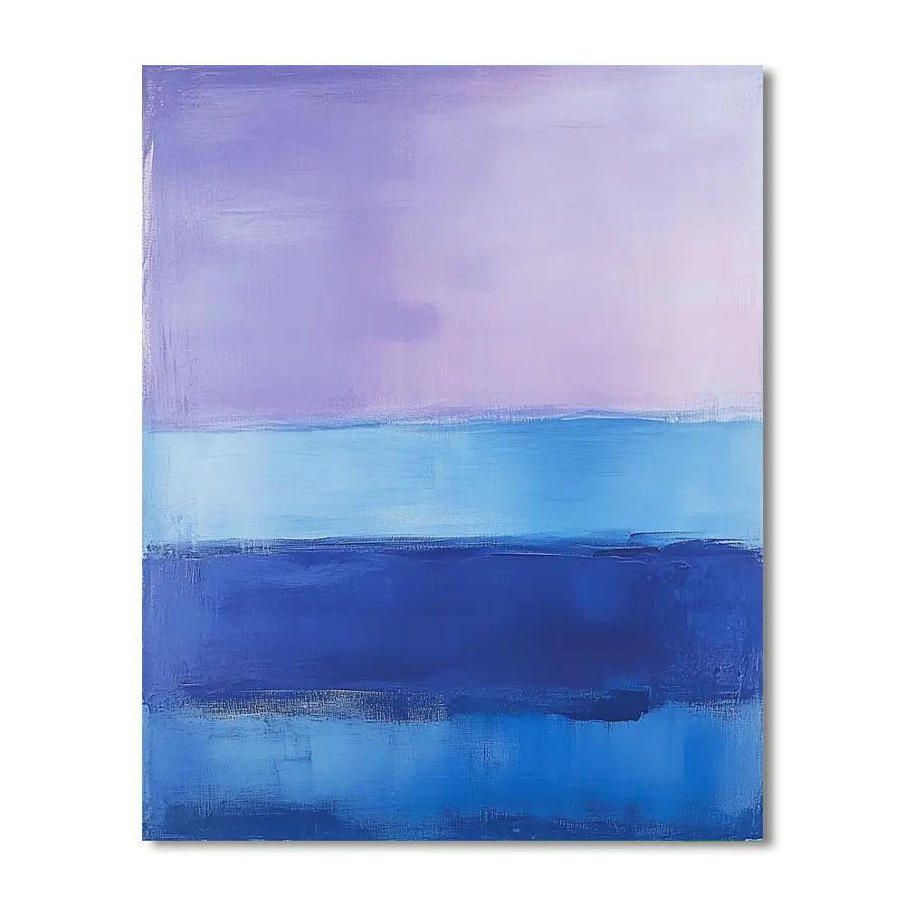 Mark Rothko Inspired Fluid Harmony  DIY Paint By Numbers