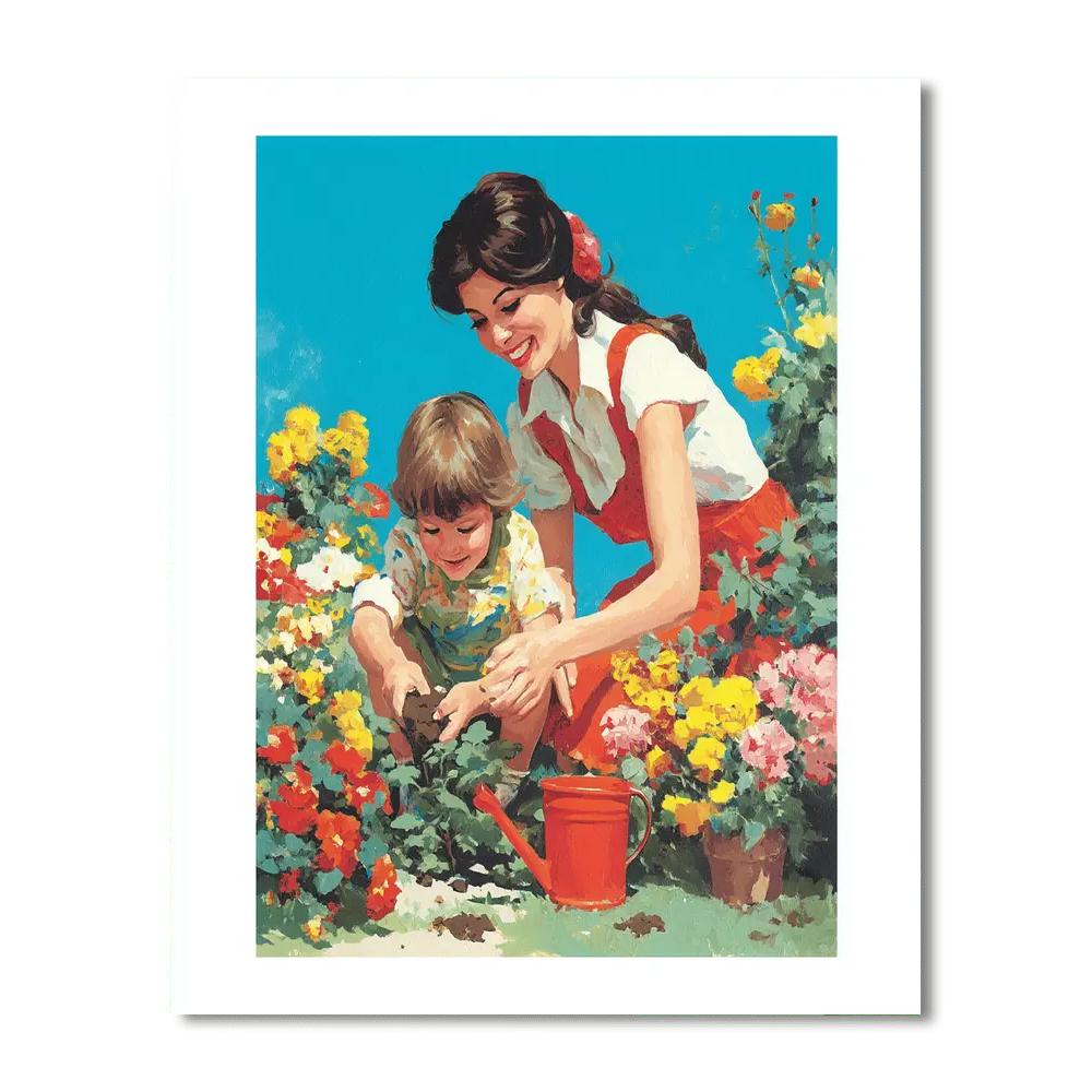 A Garden Of Mother's Love Painting Number Kit