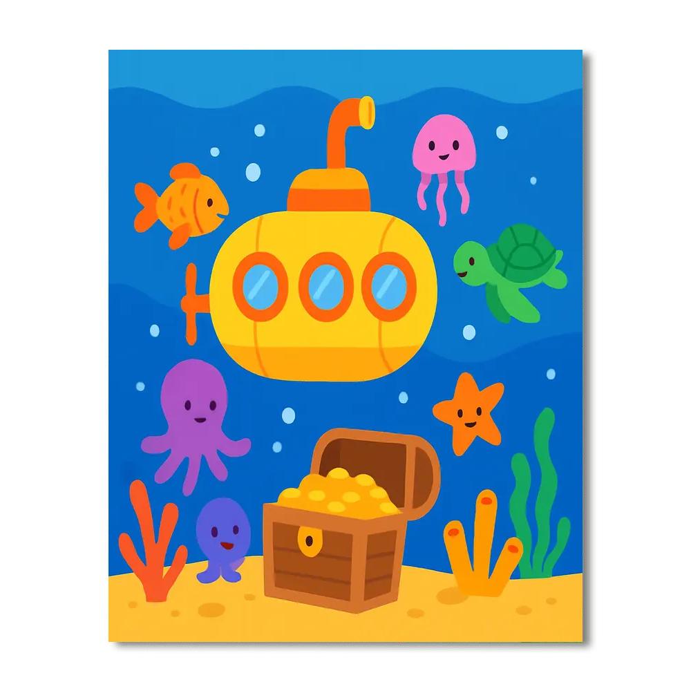 Ocean Explorer Challenge Paint By Color